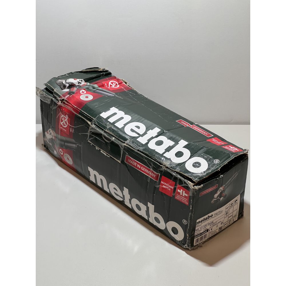 Угловая шлифмашина Metabo WE 17-125 Quick, 1700 Вт, 125 мм, 11000 об/мин, (УЦЕНЕННЫЙ ТОВАР) (600515000/U1)