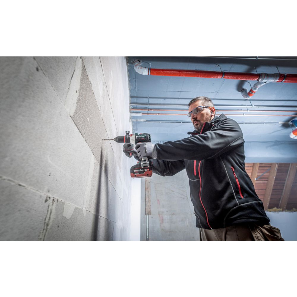 Ударная дрель-шуруповерт Metabo SB 18 LTX BL I, 18 В, 2000 об/мин, 38000 уд/мин, с 2 АКБ 5.2 Ач и ЗУ в кейсе metaBOX (602360650)