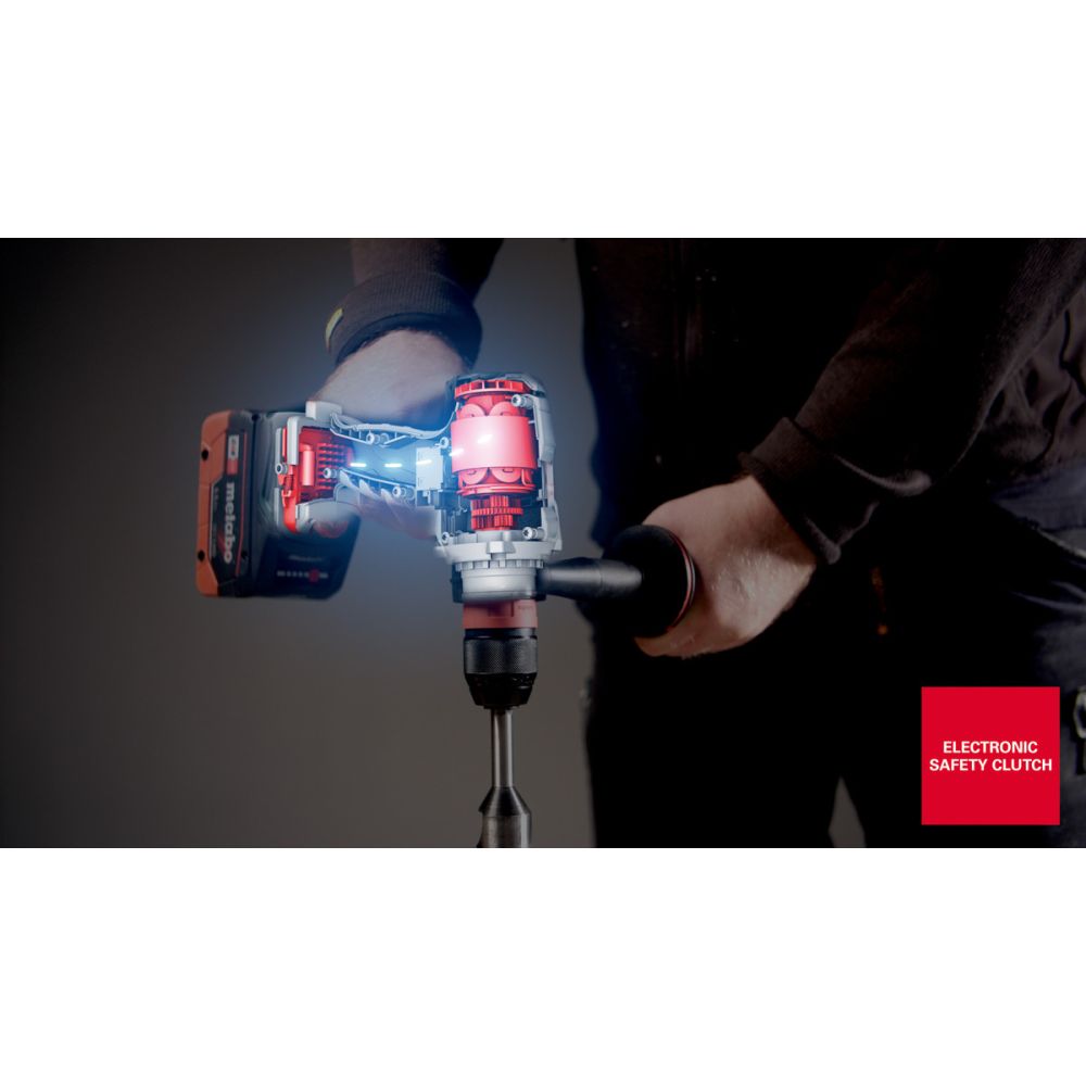 Ударная дрель-шуруповерт Metabo SB 18 LTX BL I, 18 В, 2000 об/мин, 38000 уд/мин, с 2 АКБ 5.2 Ач и ЗУ в кейсе metaBOX (602360650)