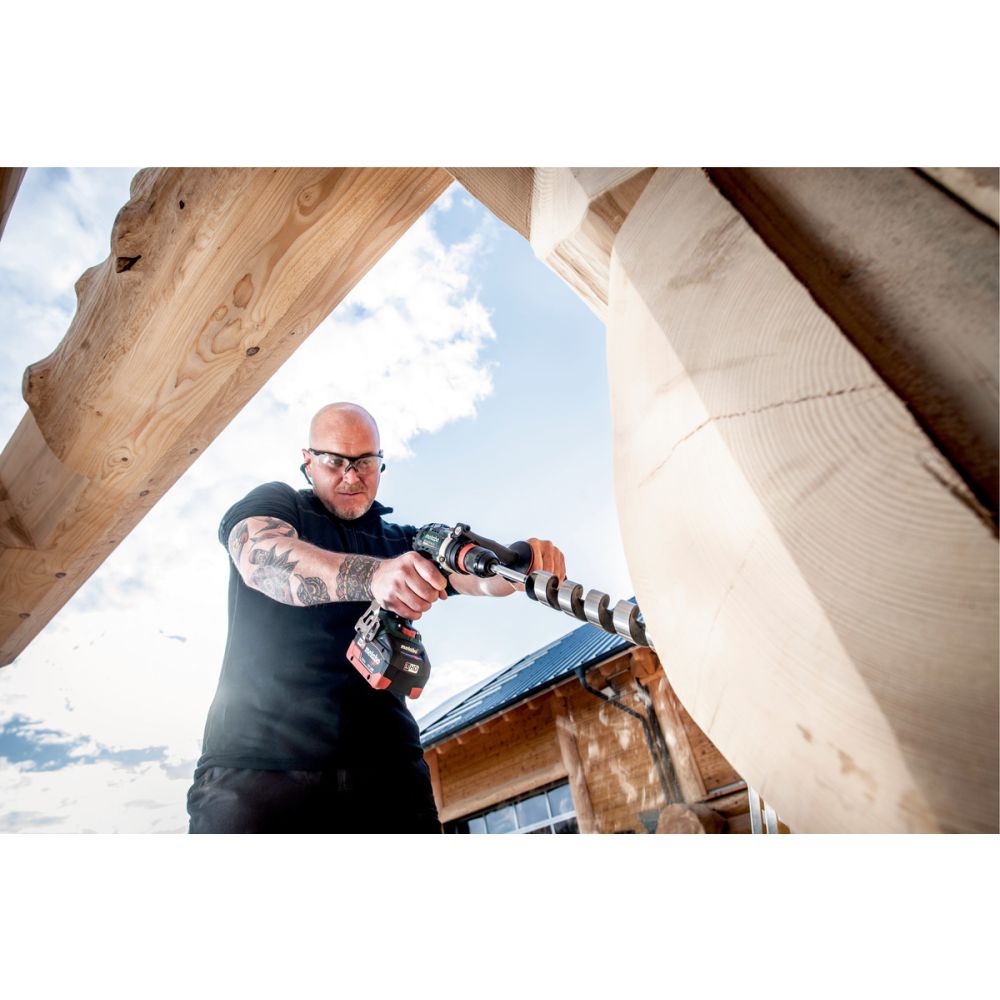 Ударная дрель-шуруповерт Metabo SB 18 LTX BL I, 18 В, 2000 об/мин, 38000 уд/мин, с 2 АКБ 5.2 Ач и ЗУ в кейсе metaBOX (602360650)