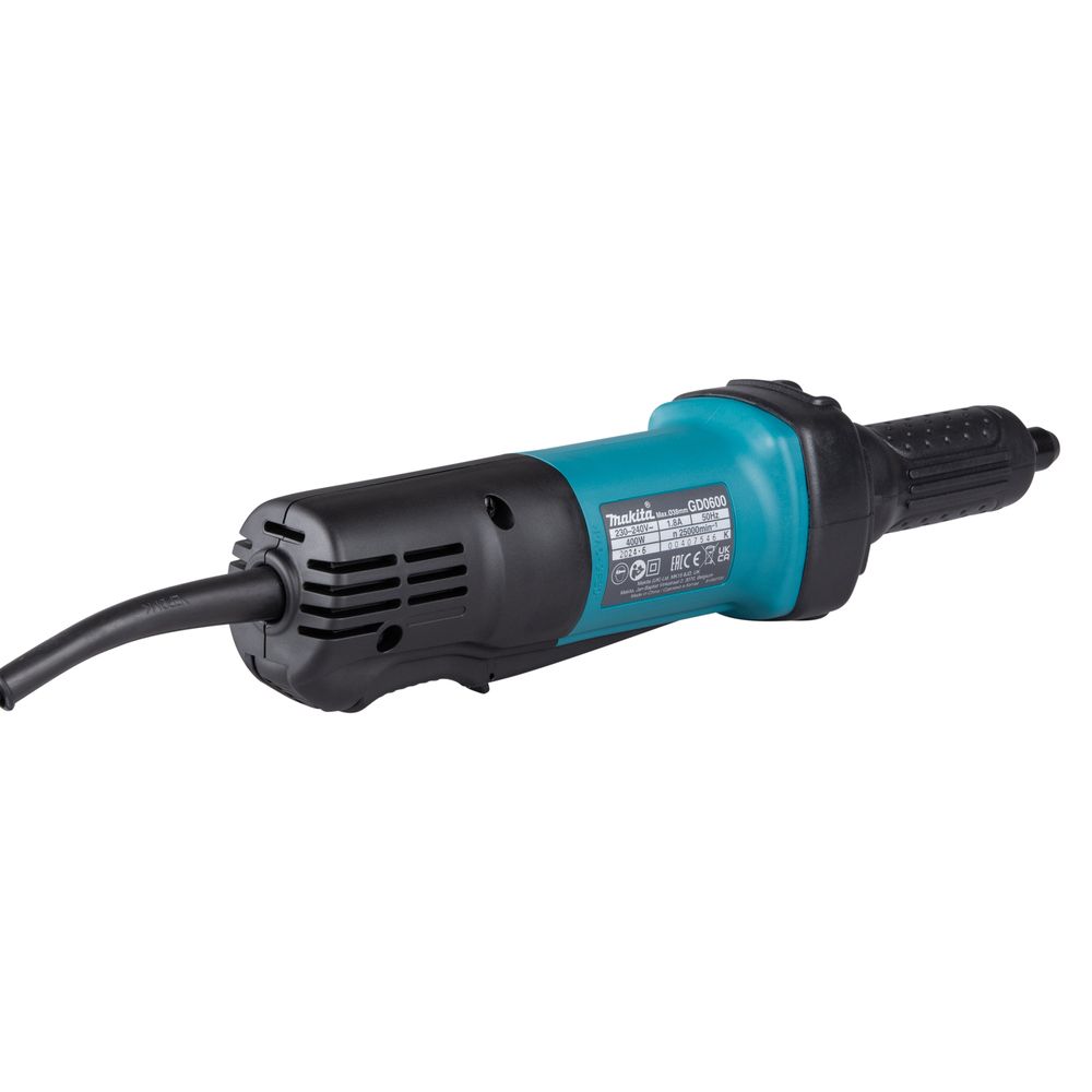 Прямошлифовальная машина Makita GD0600, 400 Вт, 6 мм, 25000 об/мин