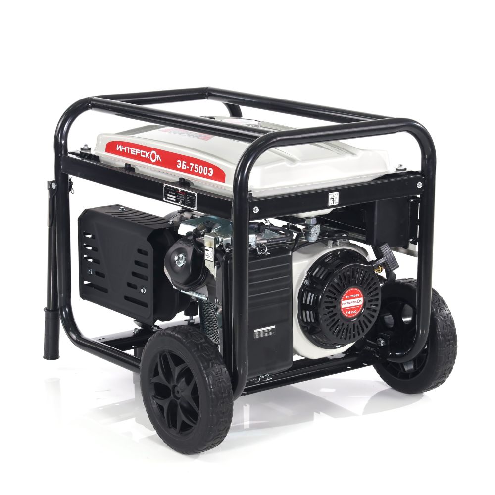 Генератор бензиновый ИНТЕРСКОЛ ЭБ-7500Э синхронный, 6 кВт, (796.0.0.40)