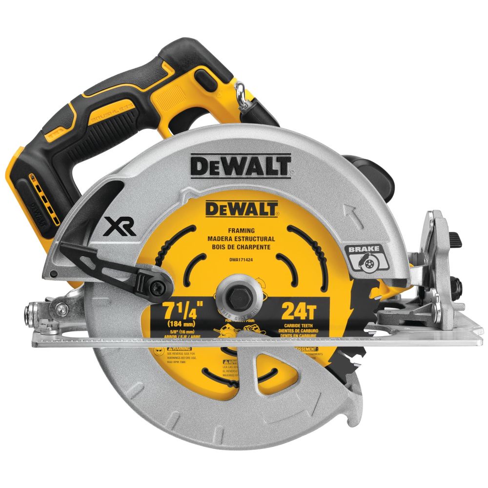 Аккумуляторная дисковая пила DEWALT DCS574B, 20 В, 184 мм, 5500 об/мин, без АКБ и ЗУ (DCS574B-XJ)