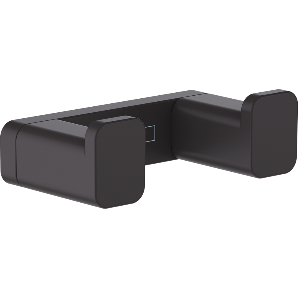 Крючок hansgrohe AddStoris двойной 41755670, матовый черный