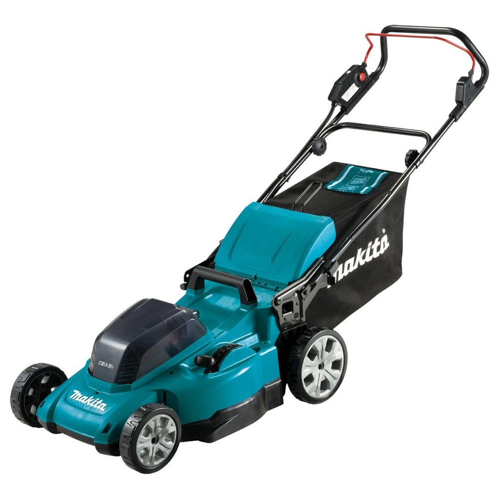 Аккумуляторная газонокосилка Makita LXT 2x18 В, 48 см, 62 л, без АКБ и ЗУ, DLM480Z
