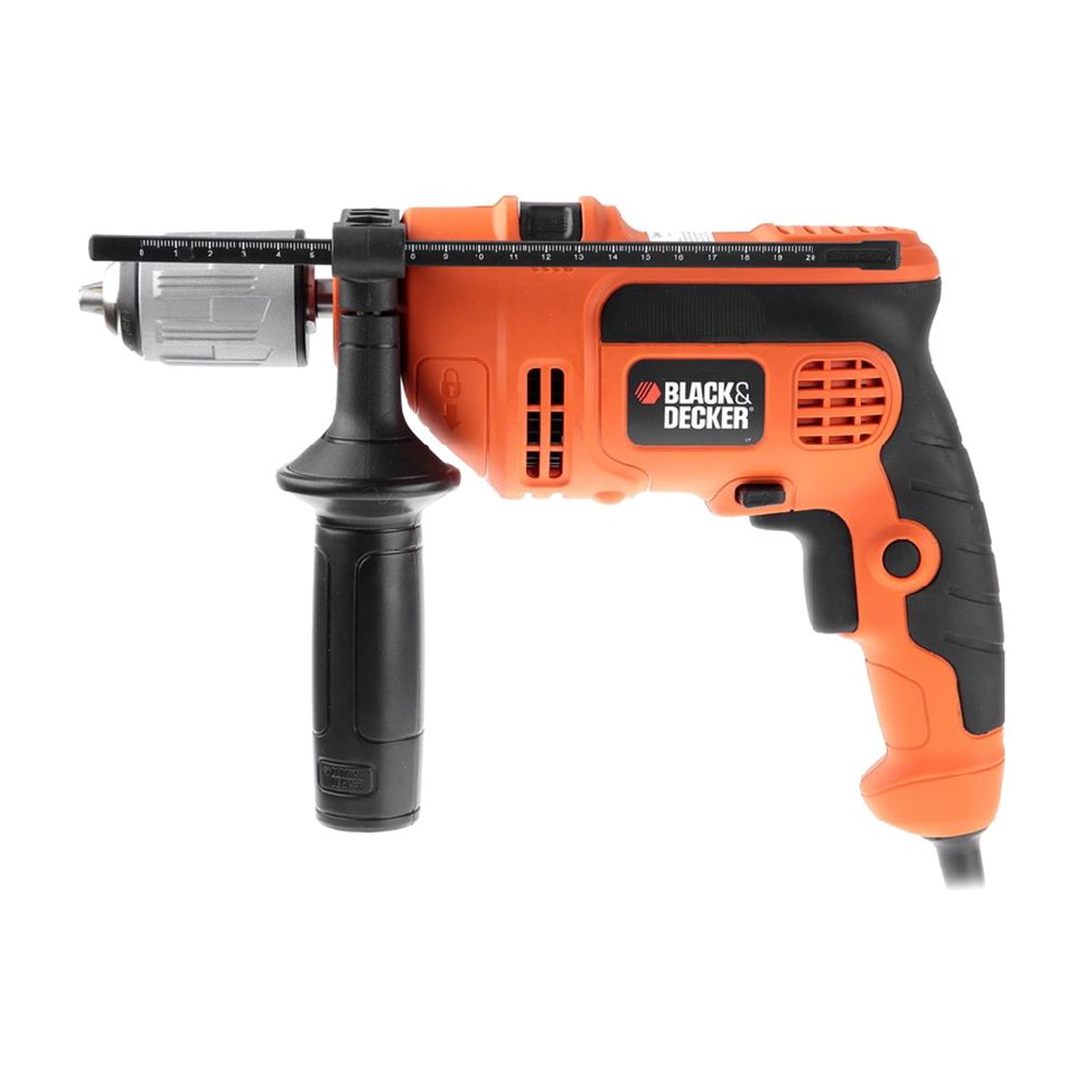 Ударная дрель BLACK+DECKER CD714CRES, 710 Вт