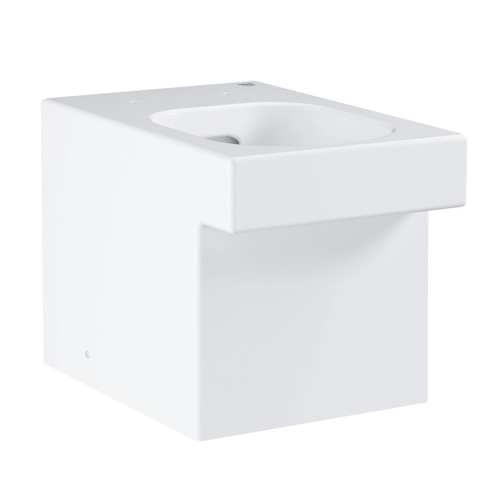Унитаз GROHE Cube Ceramic напольный приставной, с покрытием PureGuard, альпин-белый (3948500H)