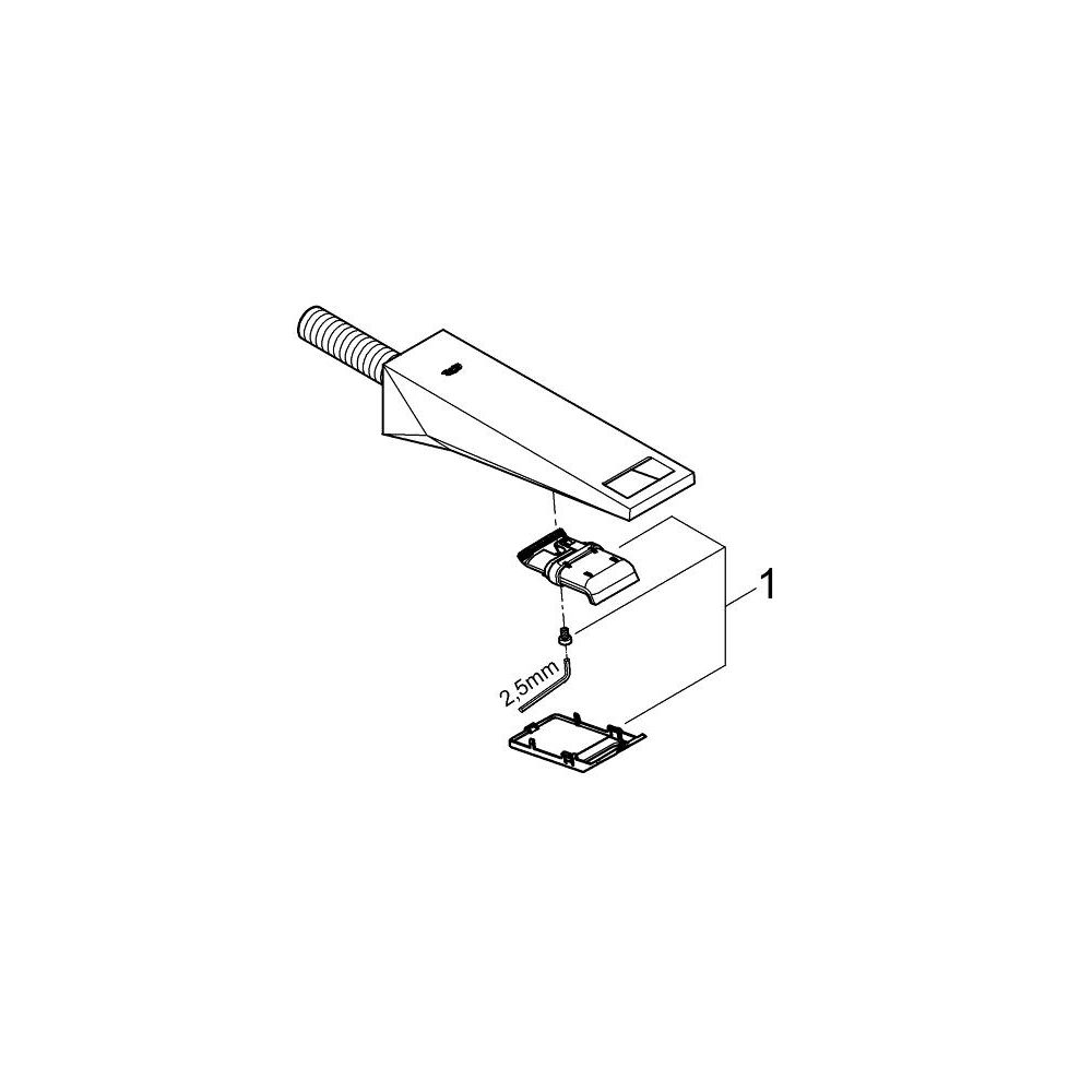 Излив для ванны GROHE Allure Brilliant, хром (13299000)