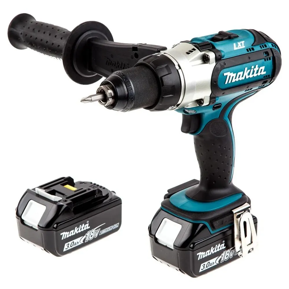 Аккумуляторная дрель-шуруповерт Makita DDF451RFE, с 2 АКБ 3 Ач и ЗУ, в кейсе