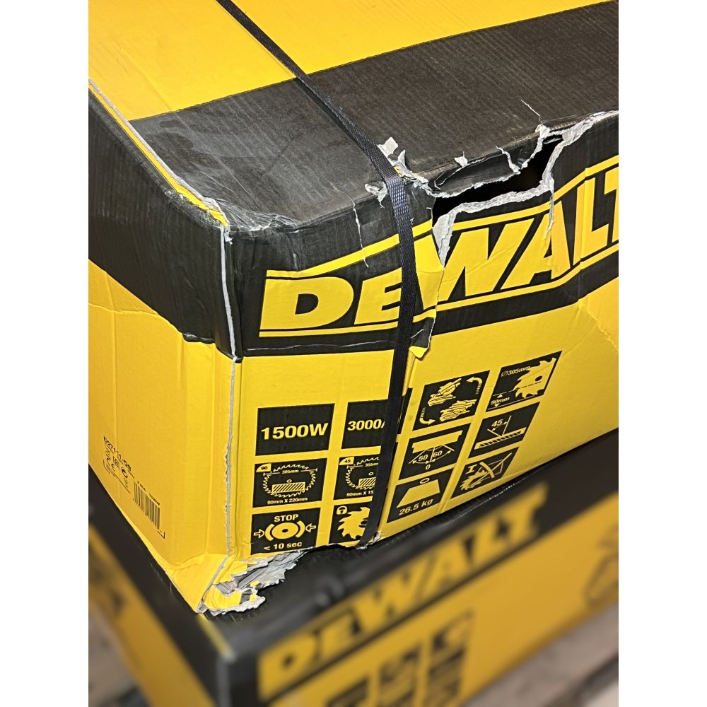 Комбинированная торцовочная пила DEWALT D27111, 1500 Вт, 305 мм, 2950 об/мин, (УЦЕНЕННЫЙ ТОВАР) (D27111-QS/U1)