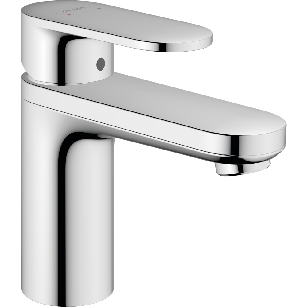 Смеситель для раковины hansgrohe Vernis Blend 100, со сливным гарнитуром и изолированным каналом для воды 71571000, хром