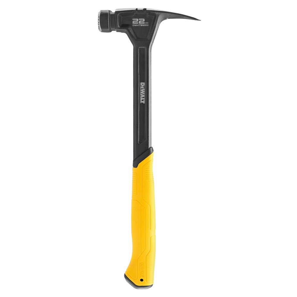 Молоток с прямым заострённым гвоздодёром DEWALT DWHT51005-0, 624 г.