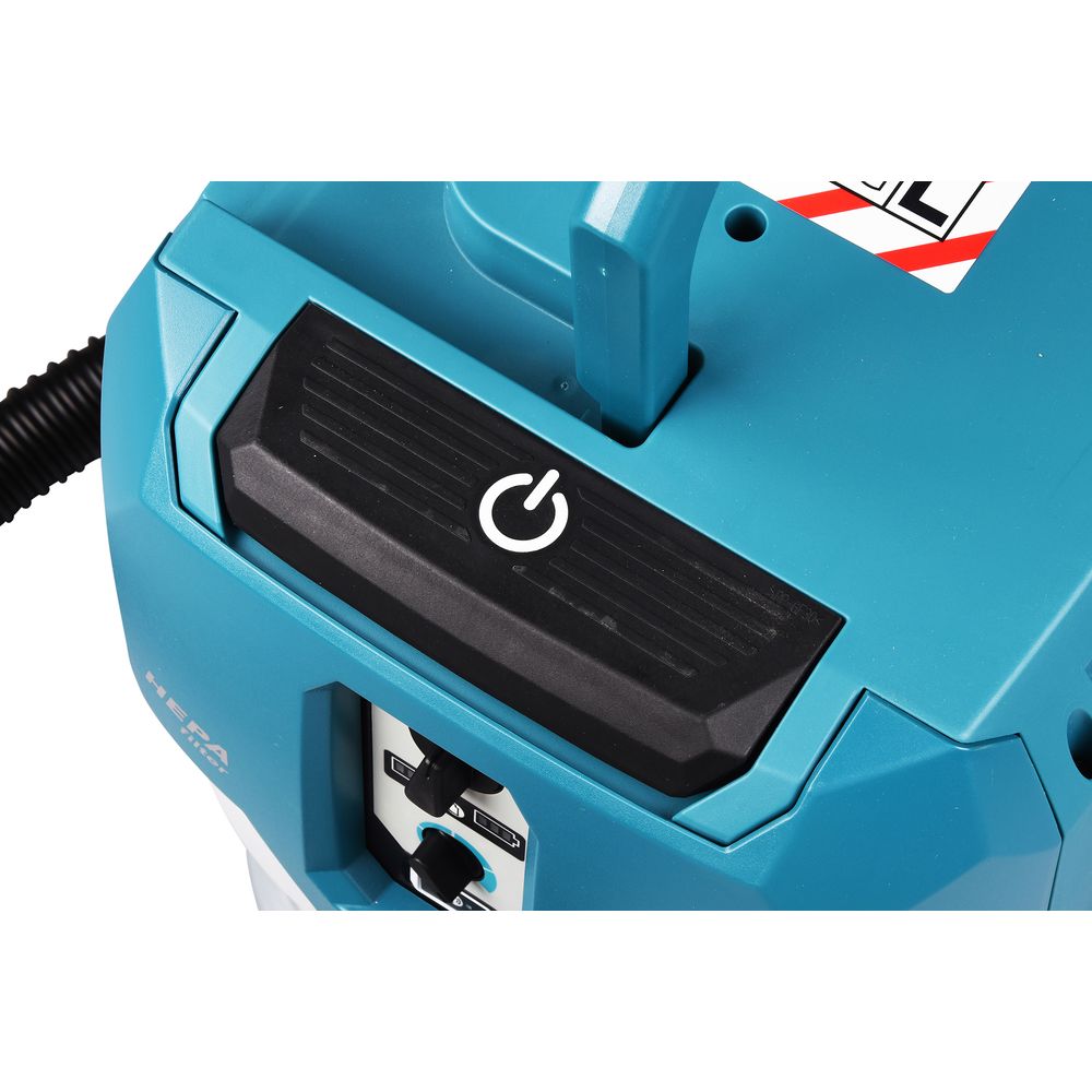 Аккумуляторный строительный пылесос Makita VC004GLZ01, c системой автоматического запуска, 40 В, 15 л, без АКБ и ЗУ (VC004GLZ01)