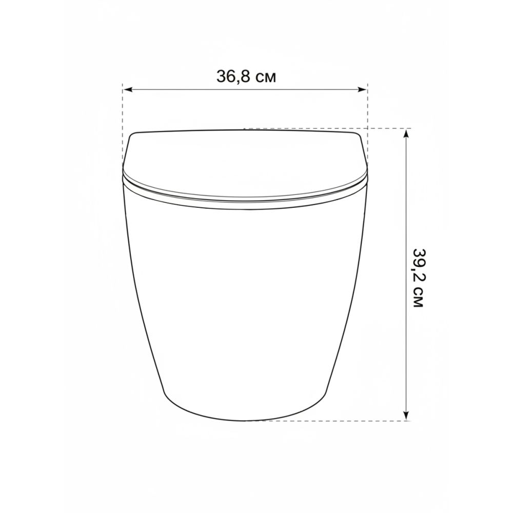 Унитаз подвесной GROHE Clova Ceramic Oval, альпин-белый (422813000P)