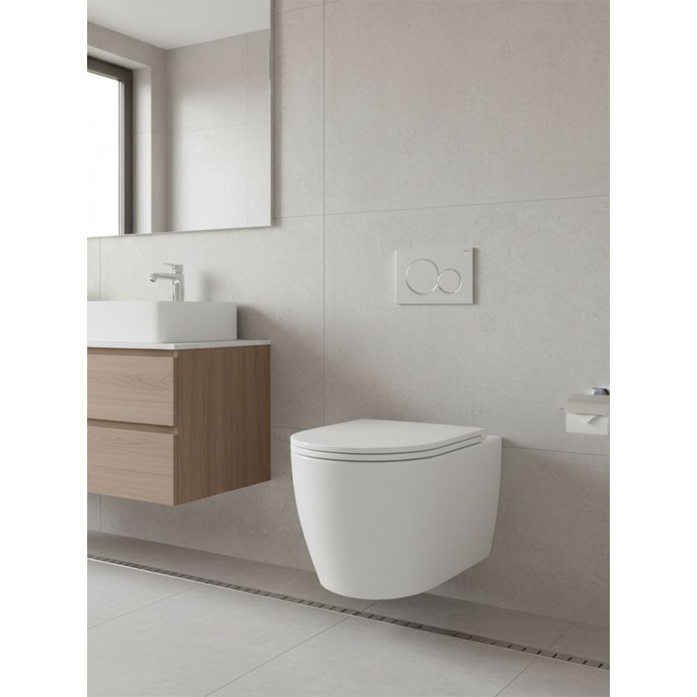 Унитаз подвесной GROHE Clova Ceramic Oval, альпин-белый (422813000P)