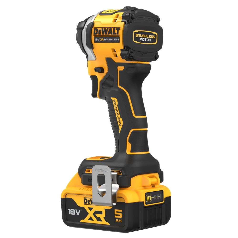 Аккумуляторный шуруповерт DEWALT DCF850P2T, 18 В, 206.2 Нм, 3800 уд/мин, с 2 АКБ 5 Ач и ЗУ, в кейсе TSTAK (DCF850P2T-QW)