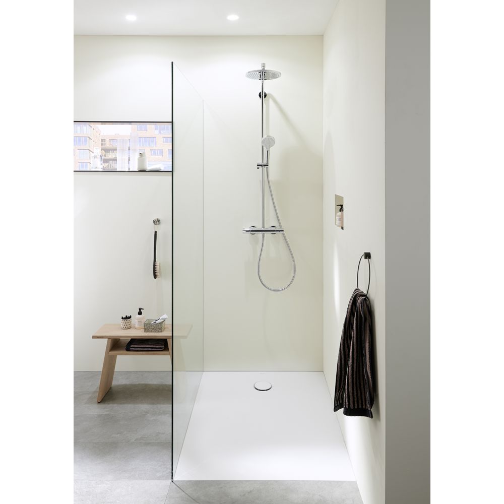 Комплект ножек и траверс Geberit для душевых поддонов 9,2-21 см, черный, серый, 554.961.00.2