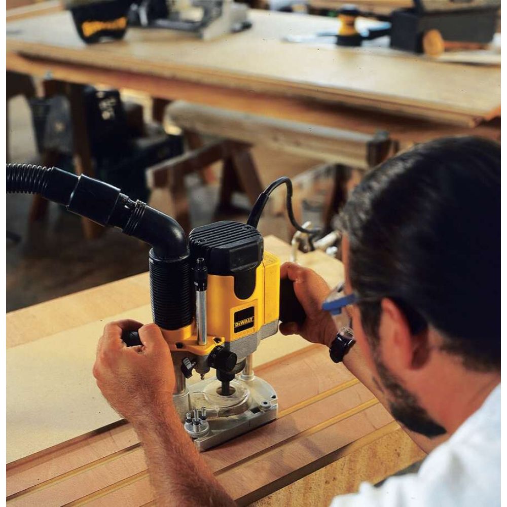 Вертикальный фрезер DEWALT DW621KT, 1100 Вт, 24000 об/мин, 55 мм, в кейсе TSTAK (DW621KT-QS)