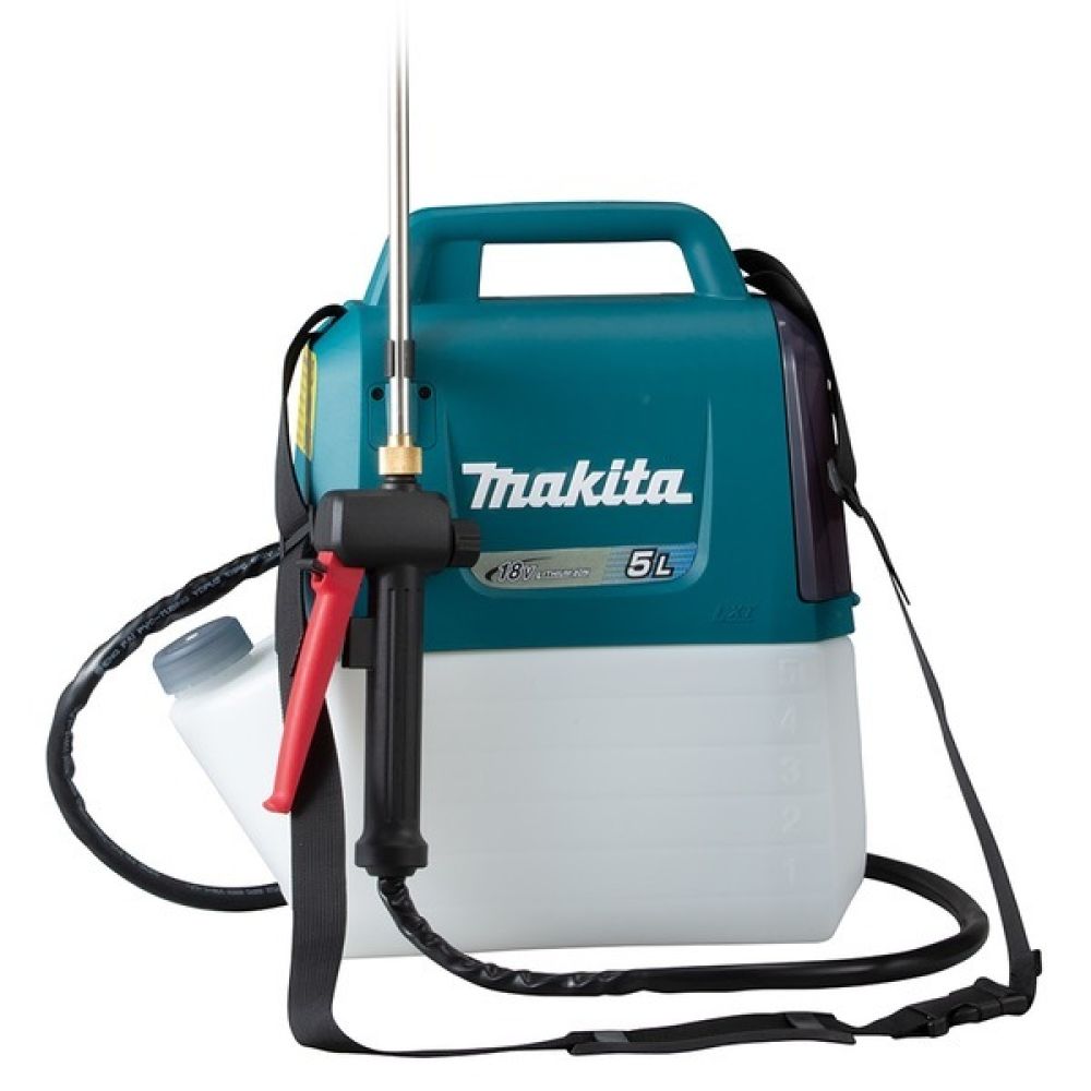 Аккумуляторный ранцевый опрыскиватель Makita LXT, 18 В, 5 л, 3 бар, без АКБ и ЗУ, DUS054Z