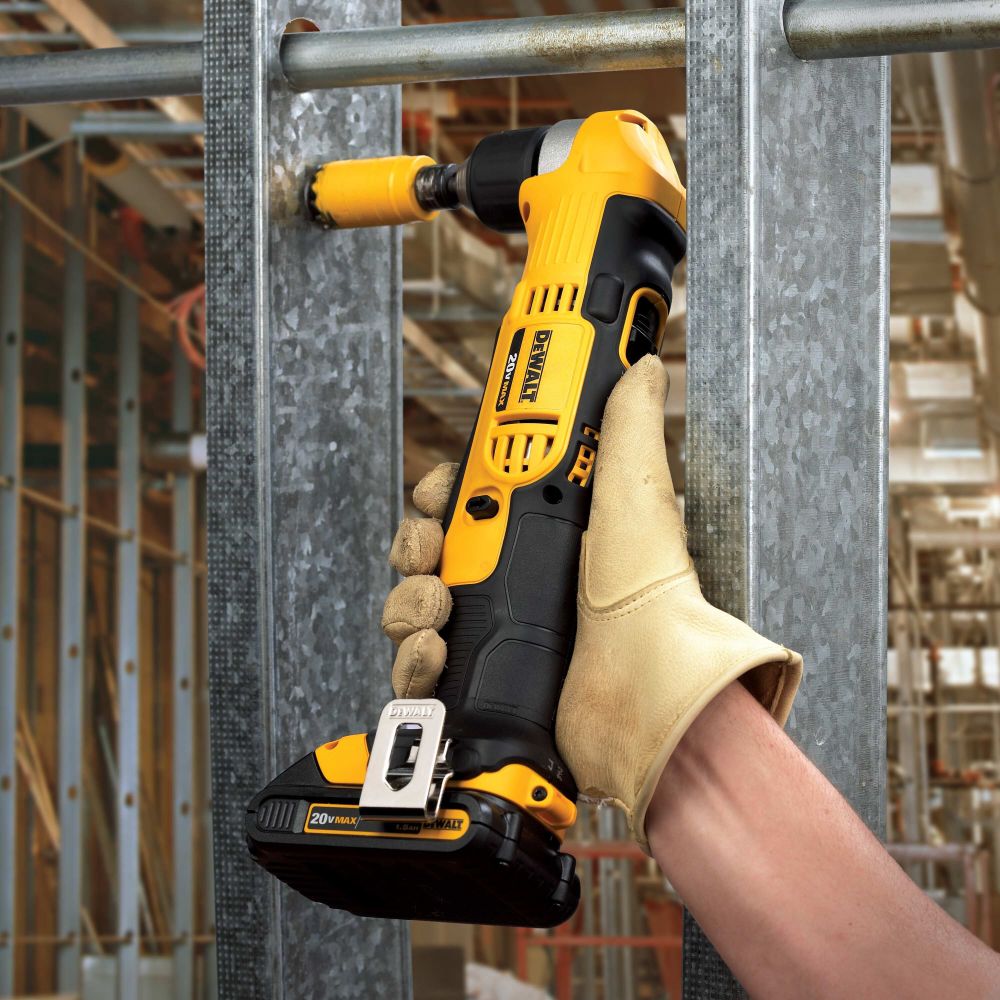 Аккумуляторная угловая дрель DEWALT DCD740P1, 18 В, 2000 об/мин, с АКБ 5 Ач и ЗУ (DCD740P1N-XJ)