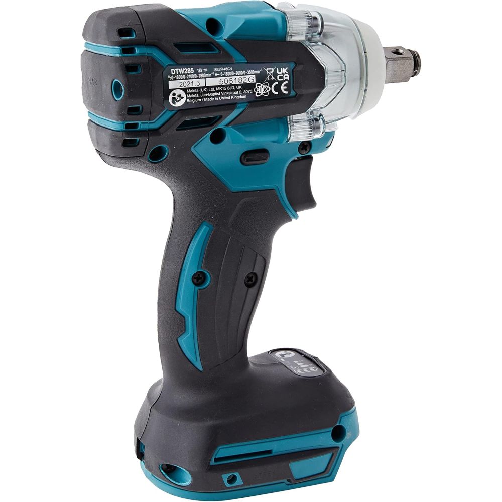 Аккумуляторный ударный гайковерт Makita DTW285RFJX, 18 В, 280 Нм, 3500 уд/мин, с 2 АКБ 3 Ач и ЗУ, в кейсе MakPac