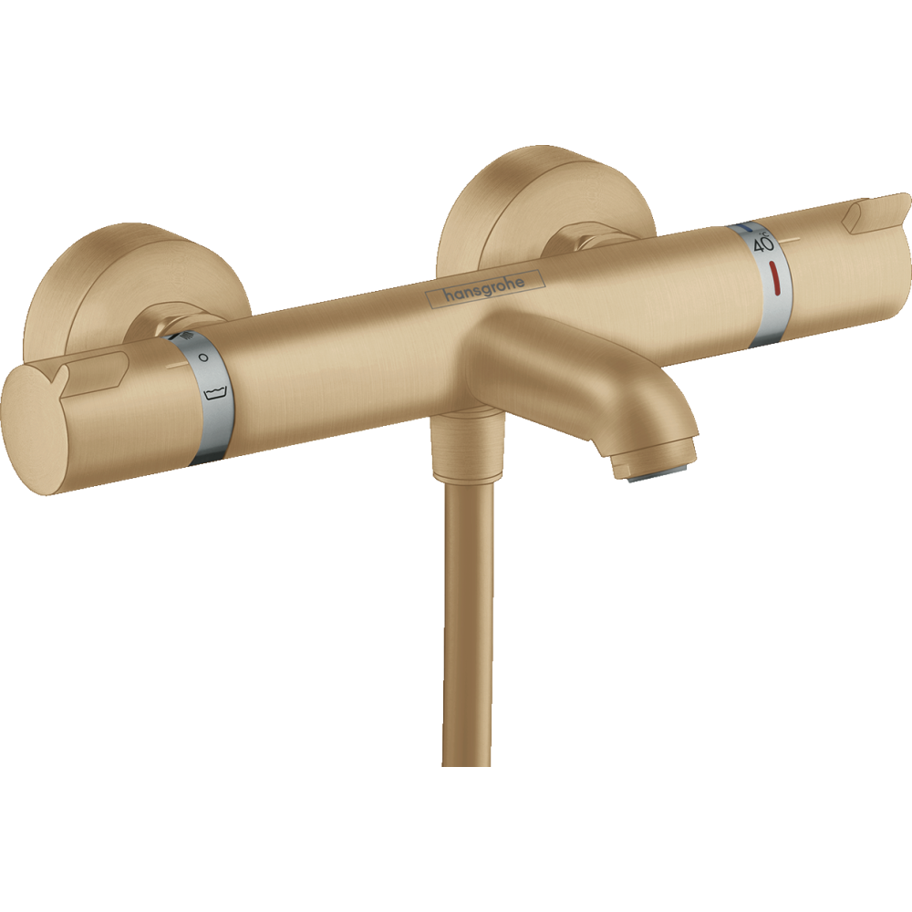 Термостат для ванны hansgrohe Ecostat Comfort внешнего монтажа 13114140, шлифованная бронза