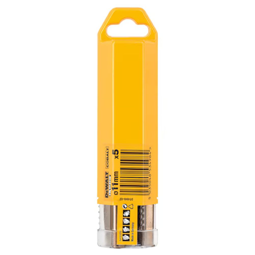 Сверло по металлу DEWALT DT4945, 11x91x142 мм, 5 шт. (DT4945-QZ)