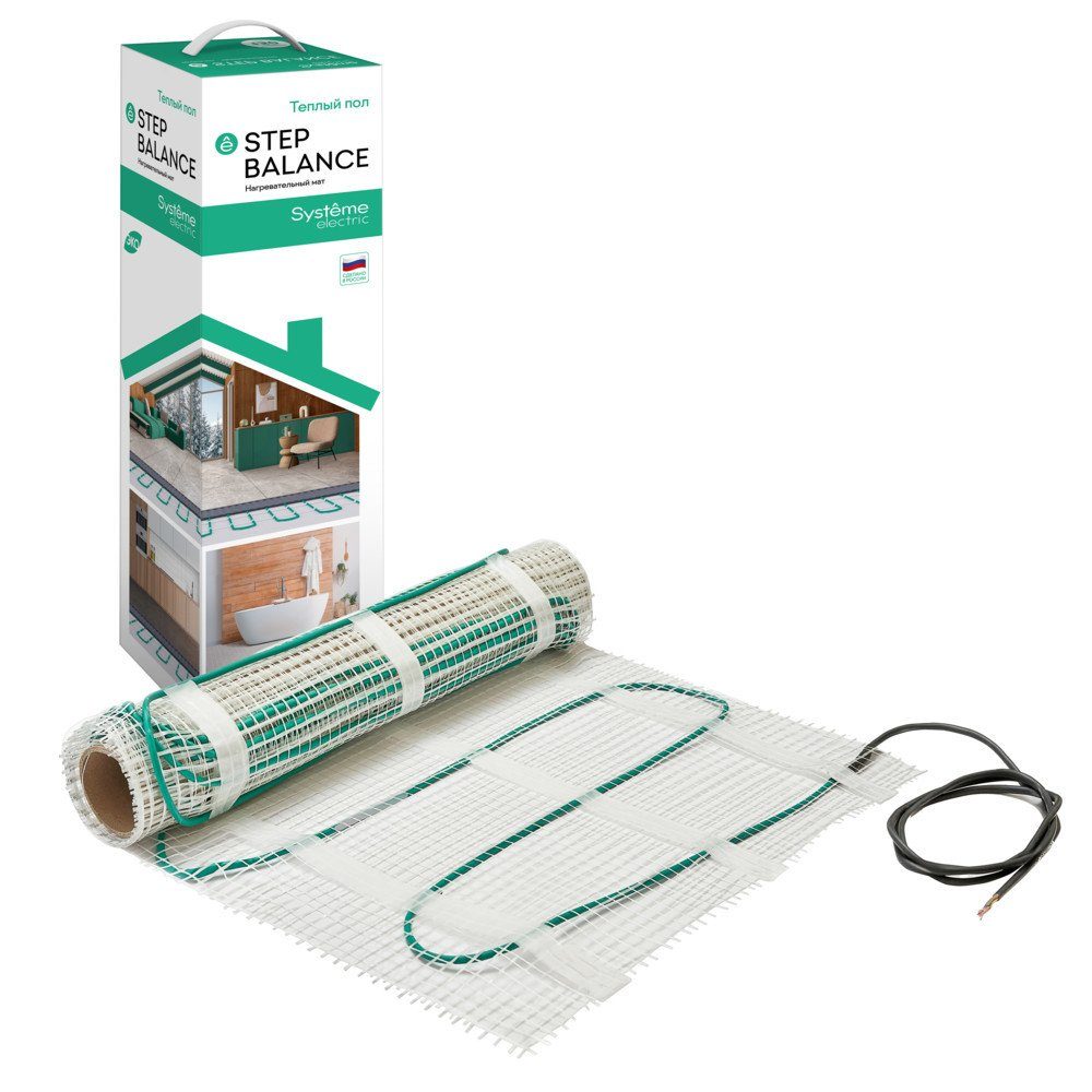 Мат нагревательный Systeme Electric Step Balance, 150 Вт/м², 2 м², SBM150020