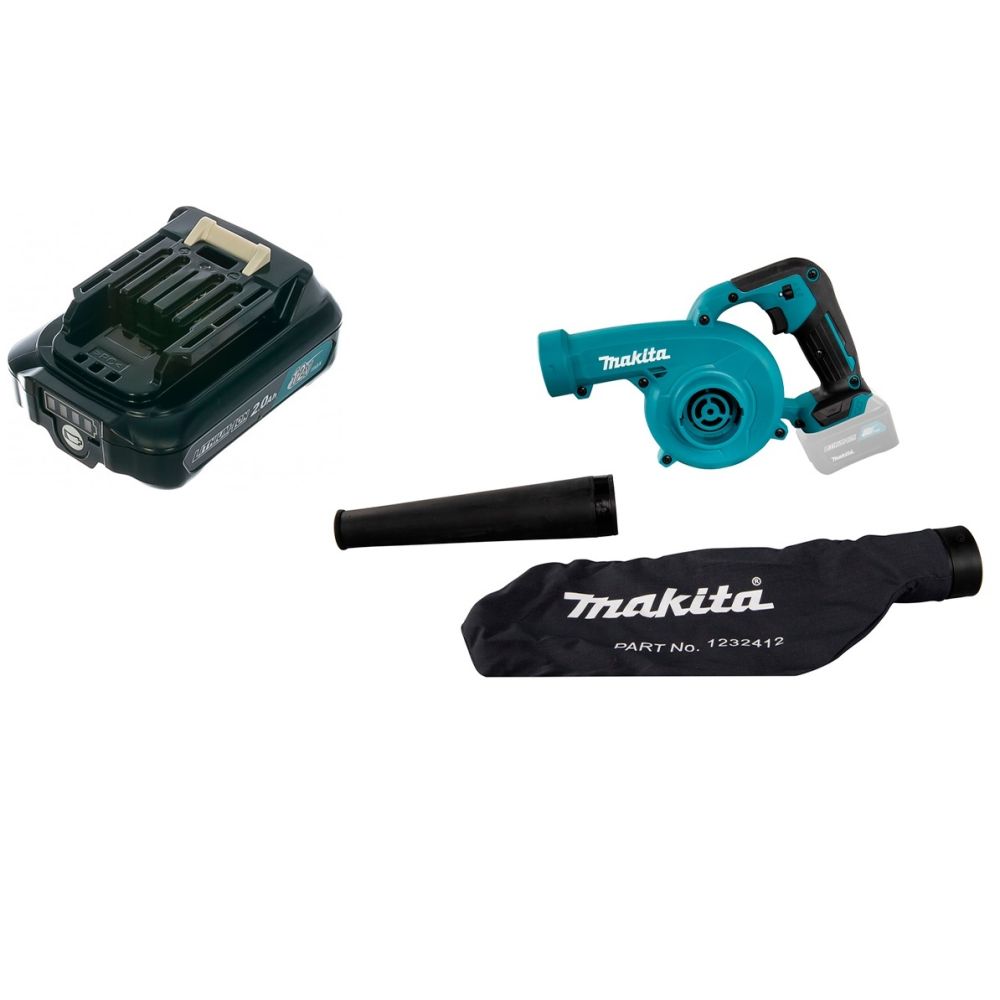 Набор: аккумуляторный воздуходув Makita UB100DZ + аккумулятор Makita 197396-9
