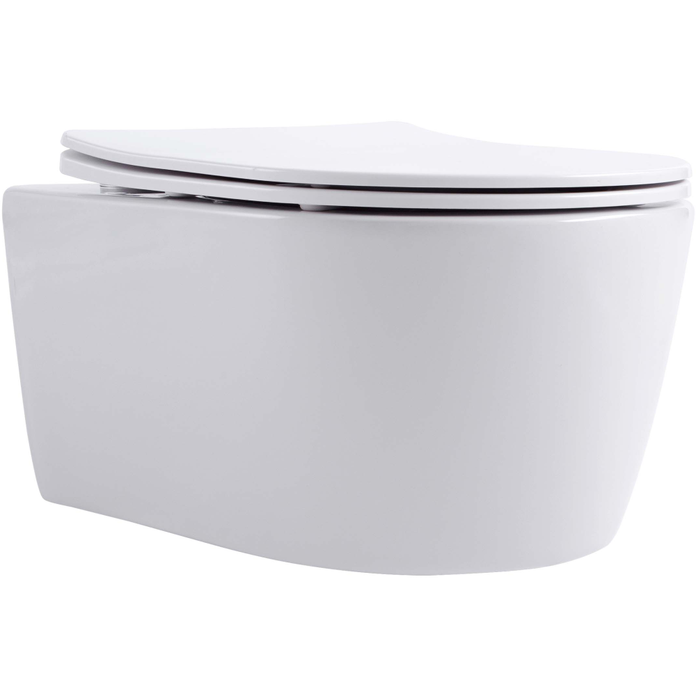 Унитаз Aquatek ЕВРОПА подвесной с сиденьем с микролифтом, белый AQ1106-00