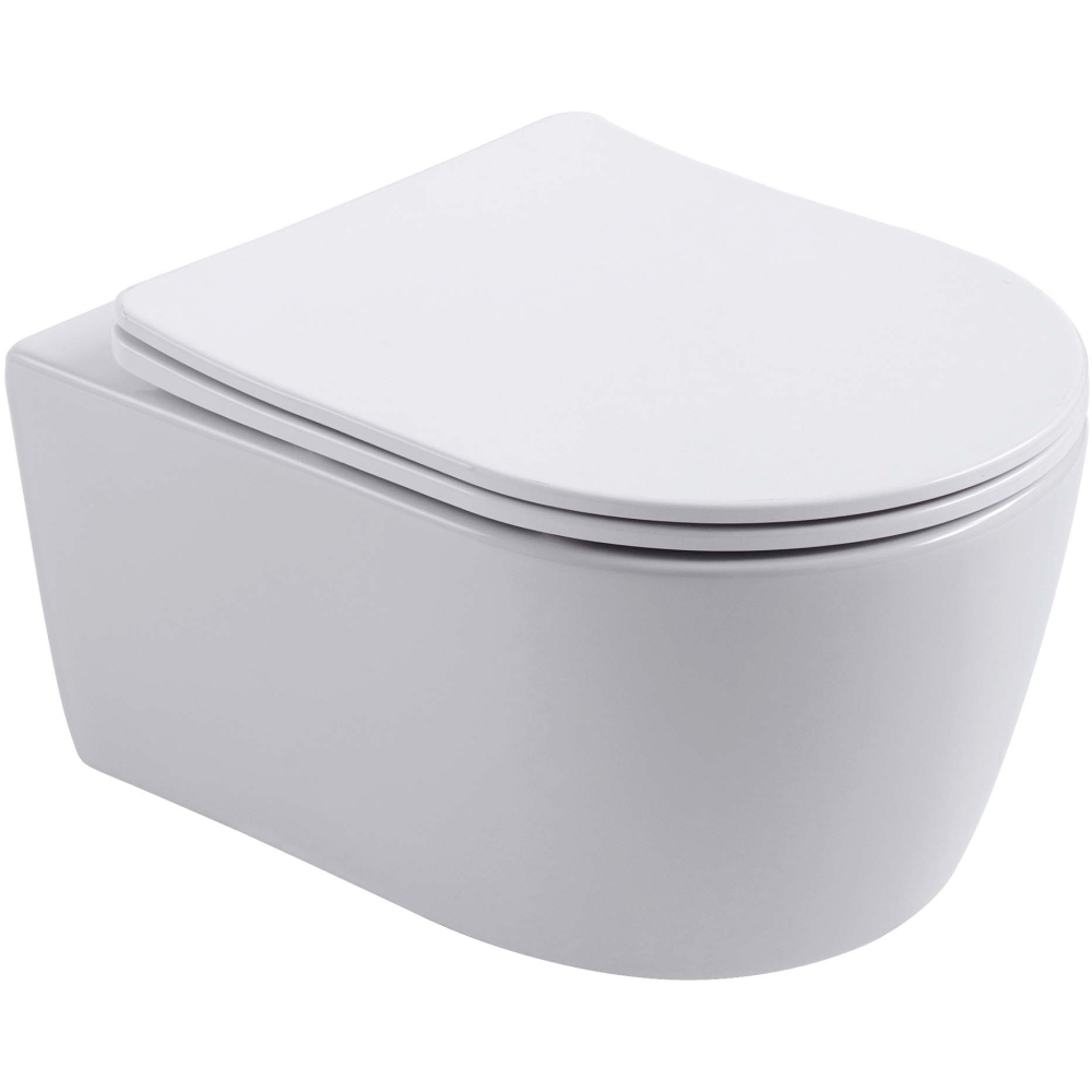 Унитаз Aquatek ЕВРОПА подвесной с сиденьем с микролифтом, белый AQ1106-00