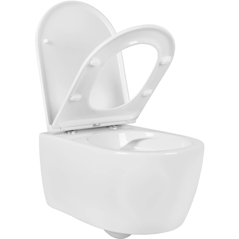 Унитаз Aquatek ЕВРОПА подвесной с сиденьем с микролифтом, белый AQ1106-00