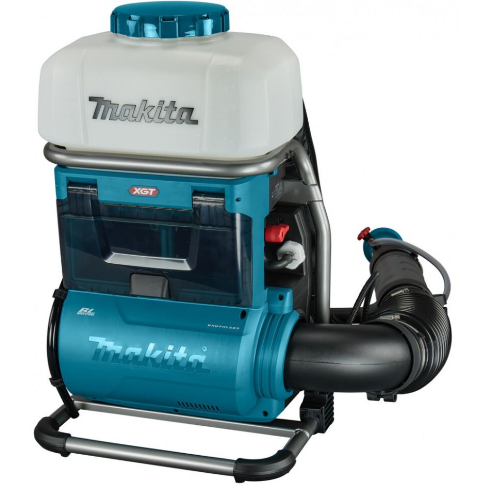 Аккумуляторный ранцевый опрыскиватель Makita PM001GL202, 40 В, 15 л, 14,3 м³/мин, с 2 АКБ 8 Ач и ЗУ