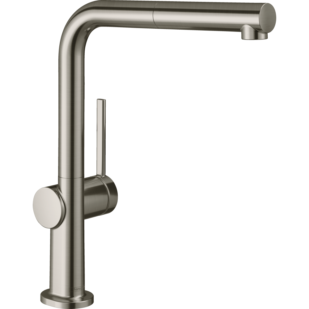 Смеситель для кухонной мойки hansgrohe Talis M54 270, с вытяжным изливом 1jet, sBox 72809800, под сталь