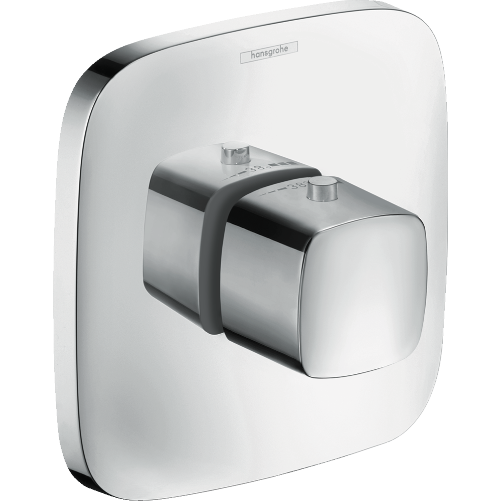 Внешняя часть термостата для ванны hansgrohe PuraVida HighFlow скрытого монтажа 15772000, хром