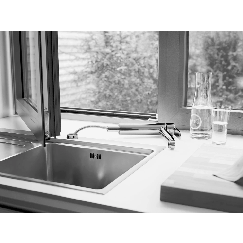 Смеситель для кухни GROHE Concetto с высоким изливом, хром (31128001)