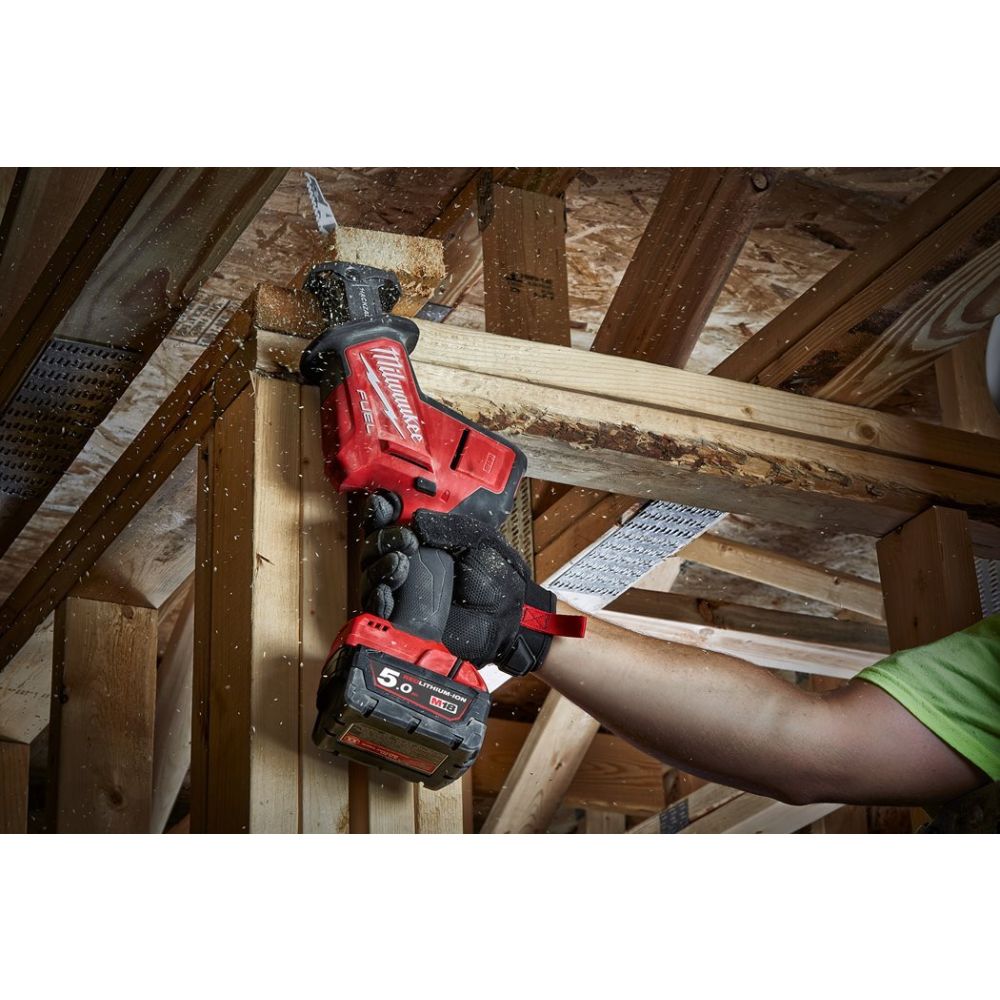 Аккумуляторная сабельная пила Milwaukee M18 FHZ-0X 4933459887, 3000 ход/мин, без АКБ и ЗУ, в кейсе