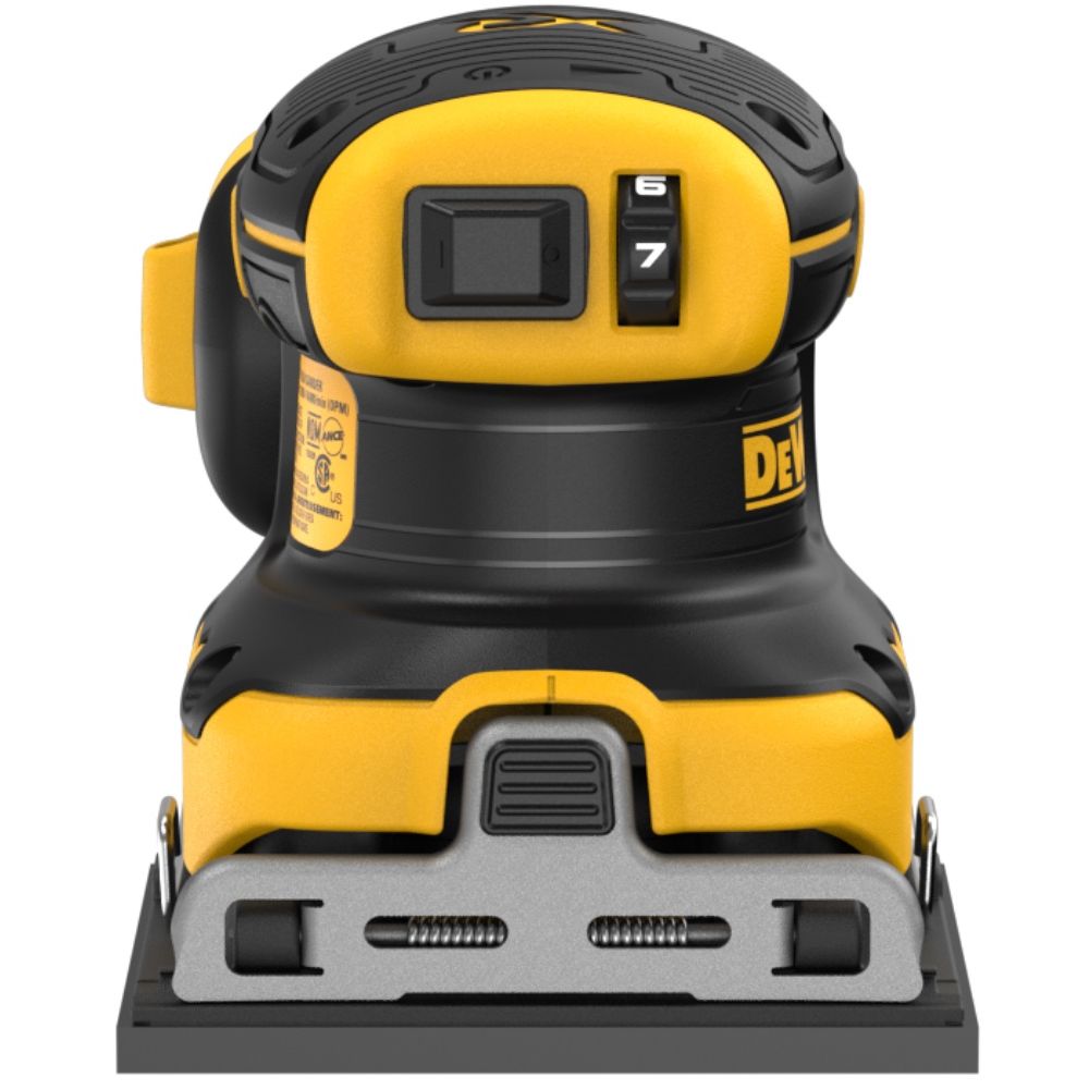 Аккумуляторная плоскошлифовальная машина DEWALT DCW200BP1, 20 В, 13500 кол/мин, с АКБ 5 Ач и ЗУ (DCW200BP1-XJ)