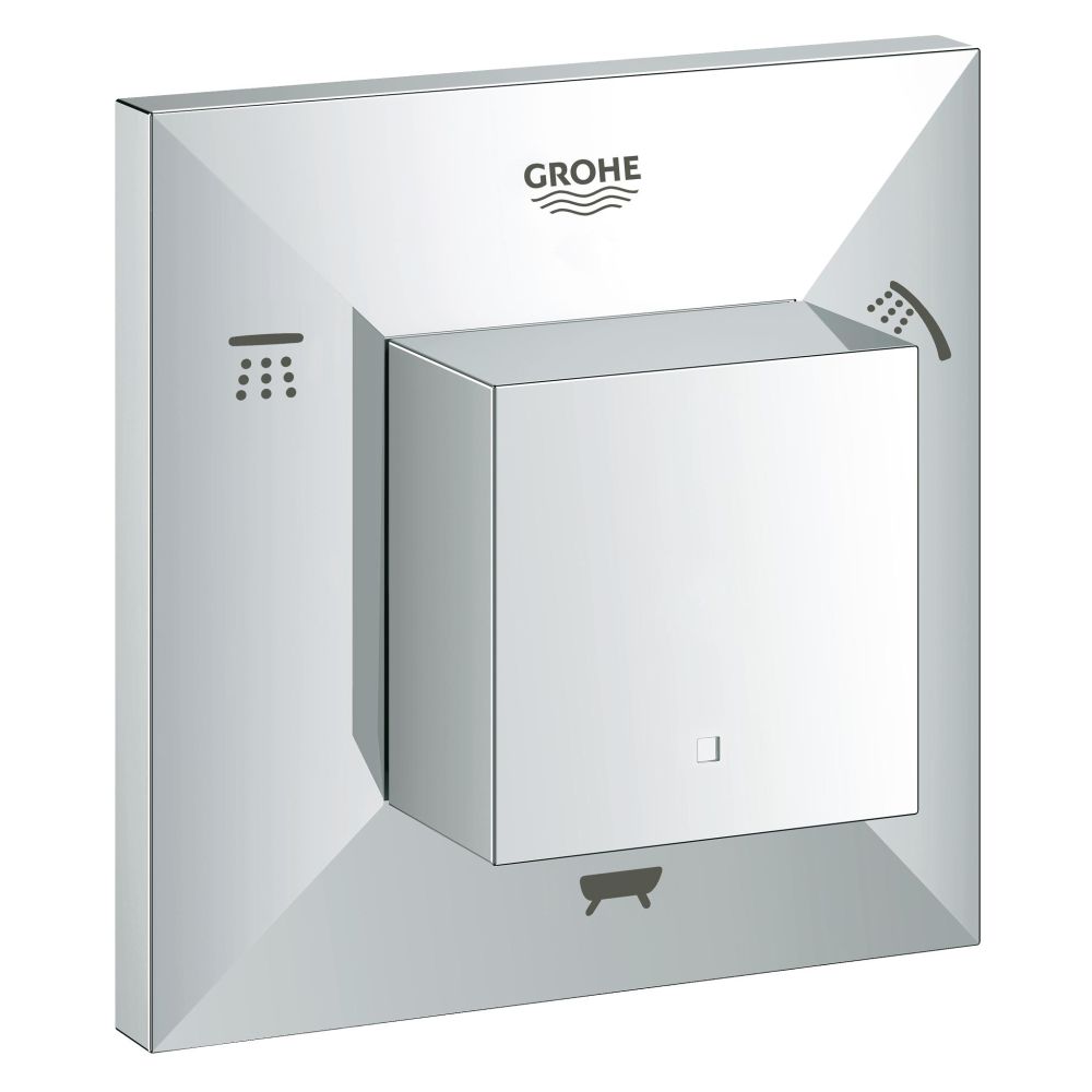 Внешняя часть переключателя потоков GROHE Allure Brilliant на 3 положения, хром (19798000)