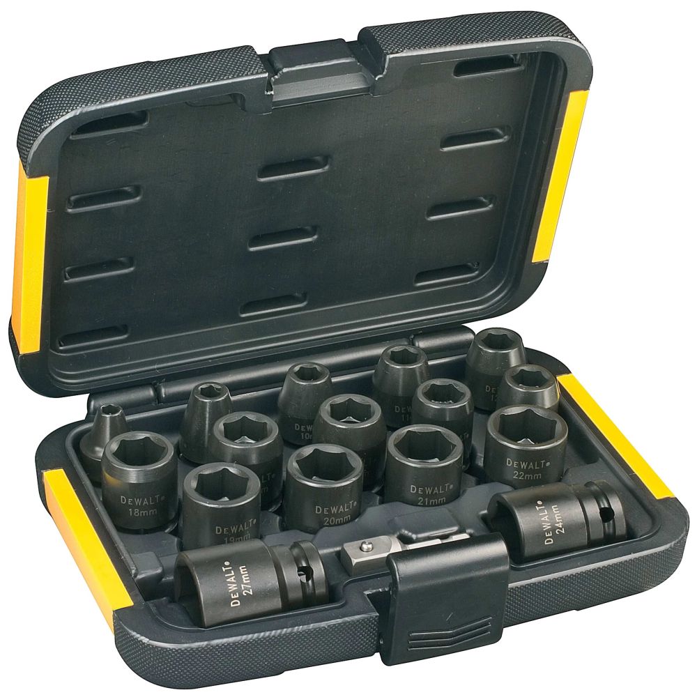 Набор торцевых головок DEWALT DT7506, 17 предметов в боксе