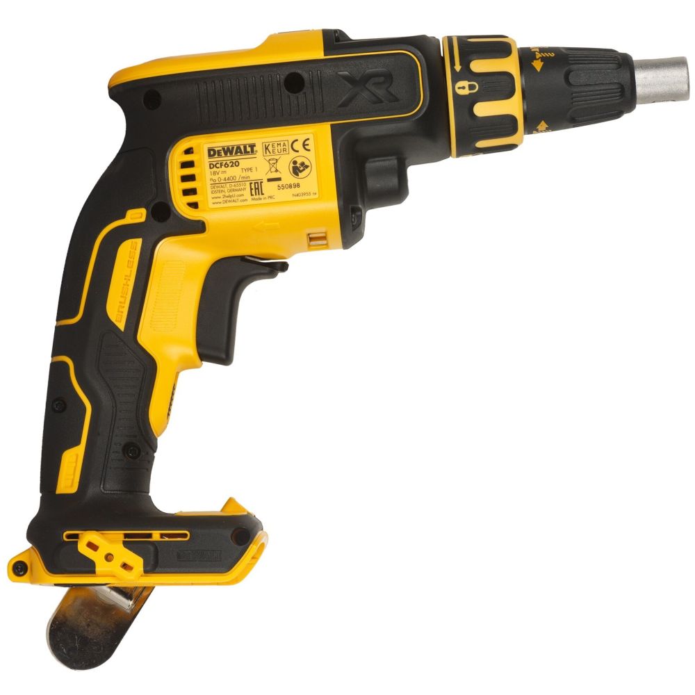 Аккумуляторный ленточный шуруповерт DEWALT DCF620E1K, 18 В, 30 Нм, 4400 об/мин, с АКБ 1.7 Ач, без ЗУ, в кейсе TSTAK (DCF620E1K-XJ)