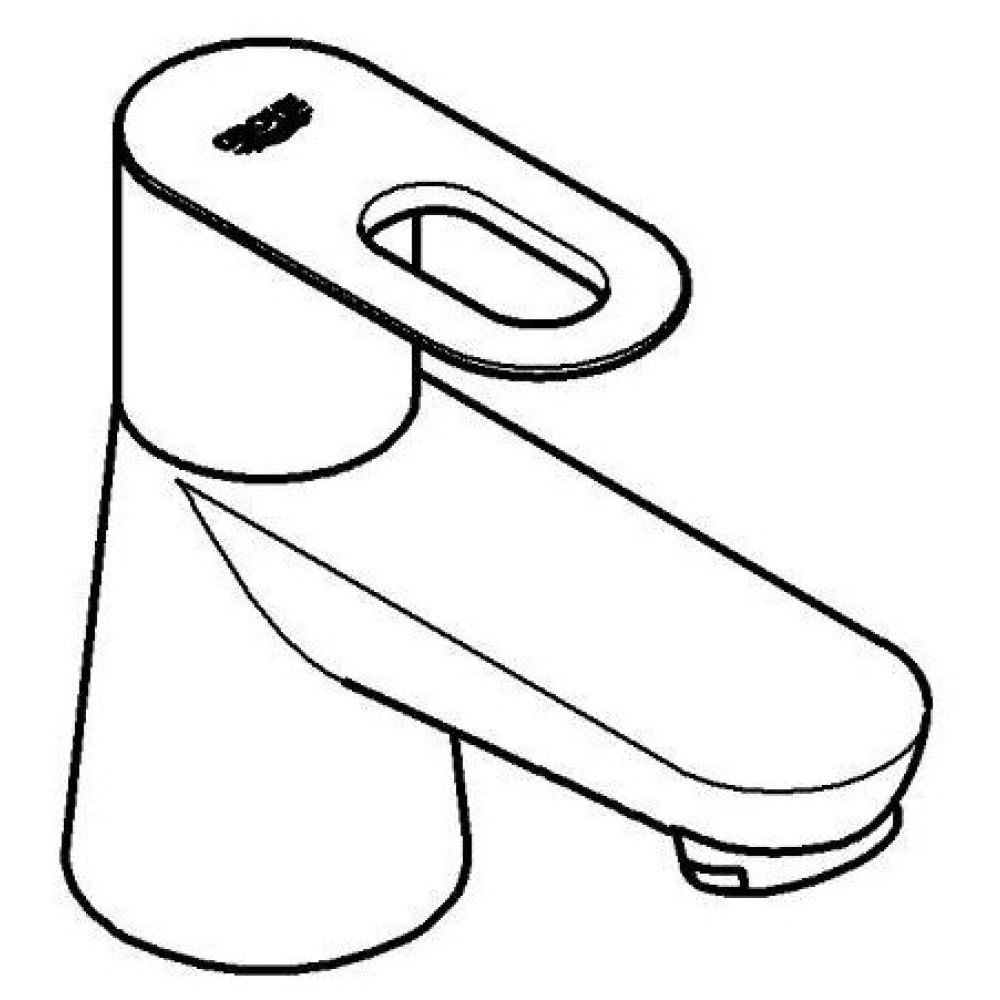 Кран для раковины GROHE BauLoop, без функции смешивания, хром (20422000)