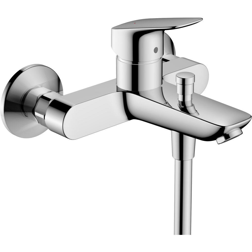 Смеситель для ванны hansgrohe Logis внешнего монтажа 71400000, хром