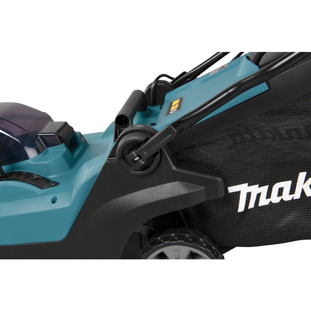 Аккумуляторная газонокосилка Makita LM003GM103, 40 В, 3800 об/мин, 40 л, с АКБ 4 Ач и ЗУ