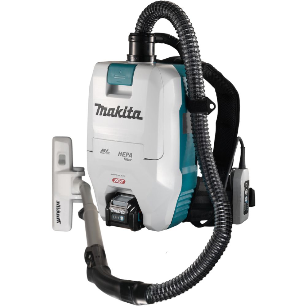 Аккумуляторный ранцевый пылесос Makita VC008G, 40 В, 2 л, с АКБ 5 Ач, без ЗУ (DUST-KITM5)