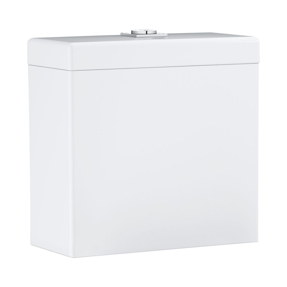 Смывной бачок для унитаза GROHE Cube Ceramic, наполнение снизу, альпин-белый (39490000)