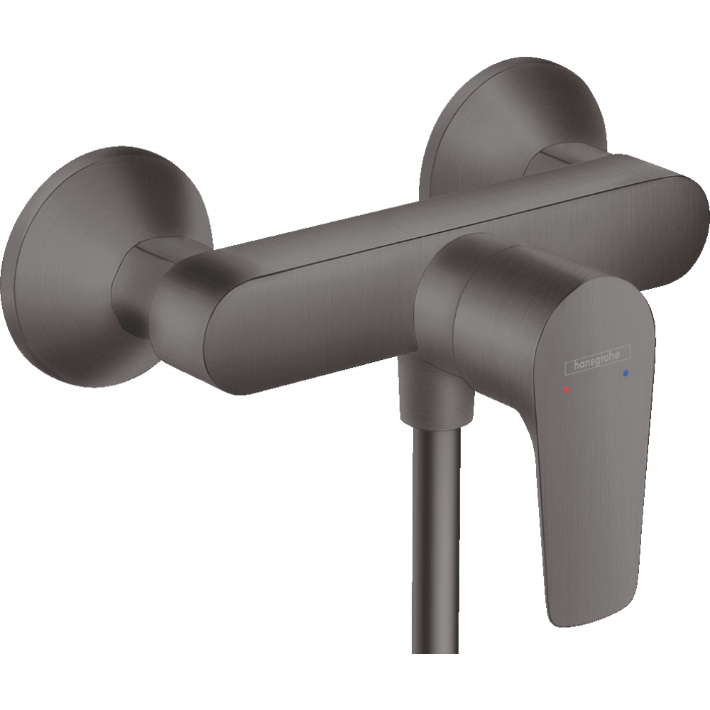 Смеситель для душа hansgrohe Talis E внешнего монтажа 71760340, шлифованный черный хром
