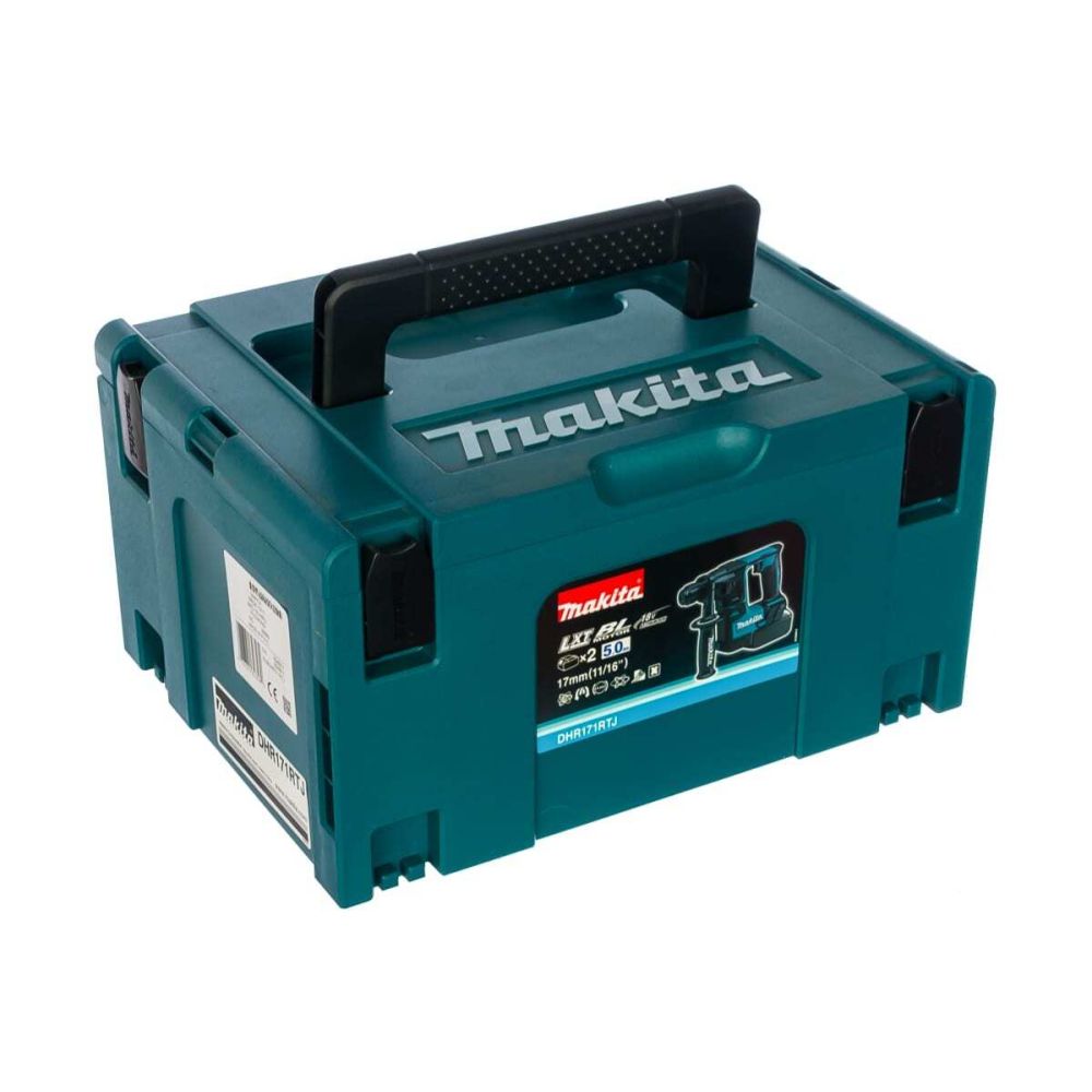 Аккумуляторный перфоратор Makita SDS-PLUS, 18В, 17 мм, 1,2 Дж, кейс, DHR171RTJ