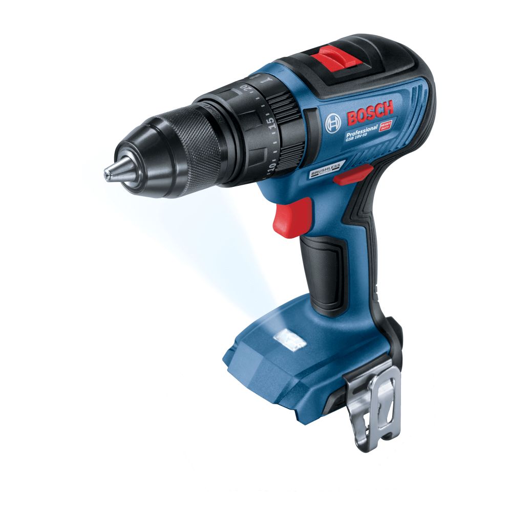Аккумуляторная дрель-шуруповерт Bosch GSB 18V-50, 18 В, 1800 об/мин, без АКБ и ЗУ (0.601.9H5.106)
