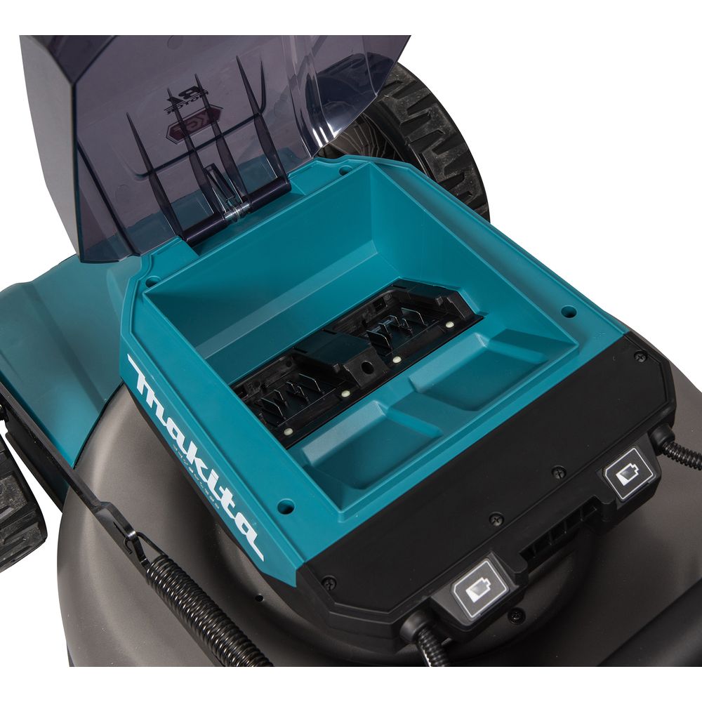 Аккумуляторная газонокосилка Makita XGT 2x40 В, 53 см, 70 л, без АКБ и ЗУ, LM002GZ